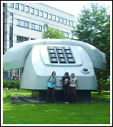 Riesentelefon in den Niederlanden