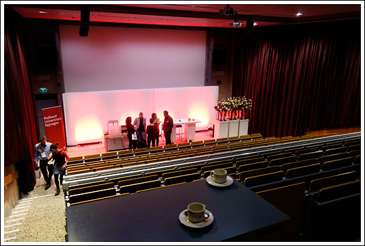 Hörsaal an der Radboud Universität in Nijmegen
