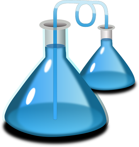 Experimente im Labor, Bildquelle: User Nemo auf Pixabay: http://pixabay.com/de/becher-experiment-flaschen-309864/
