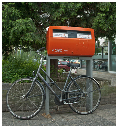 Niederländischer Briefkasten zum Post einwerfen