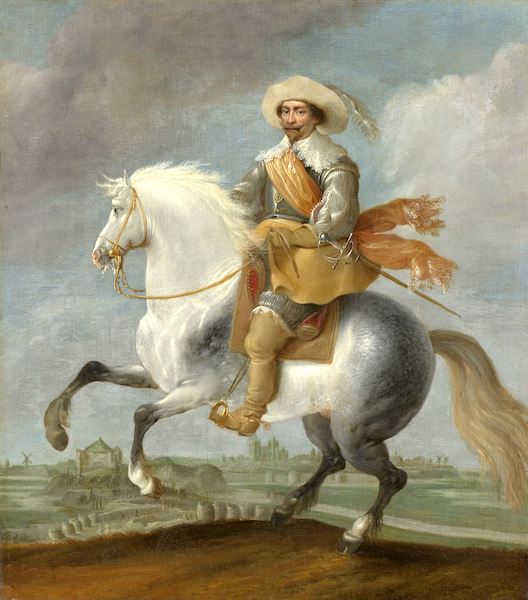 Prinz Frederik Hendrik auf seinem Pferd