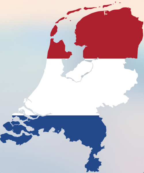 Die Farben der Niederländische Flagge